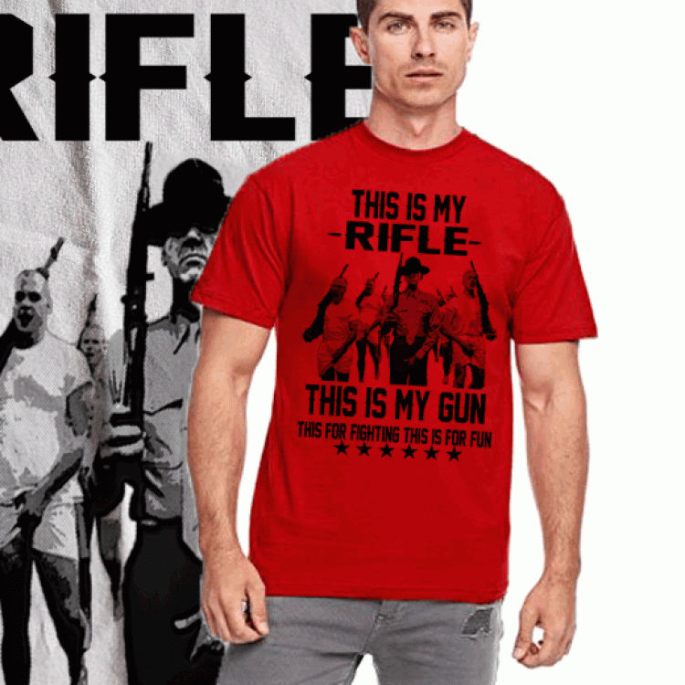 USMC Infantry Full Metal Jacket This Is My Rifle TShirt